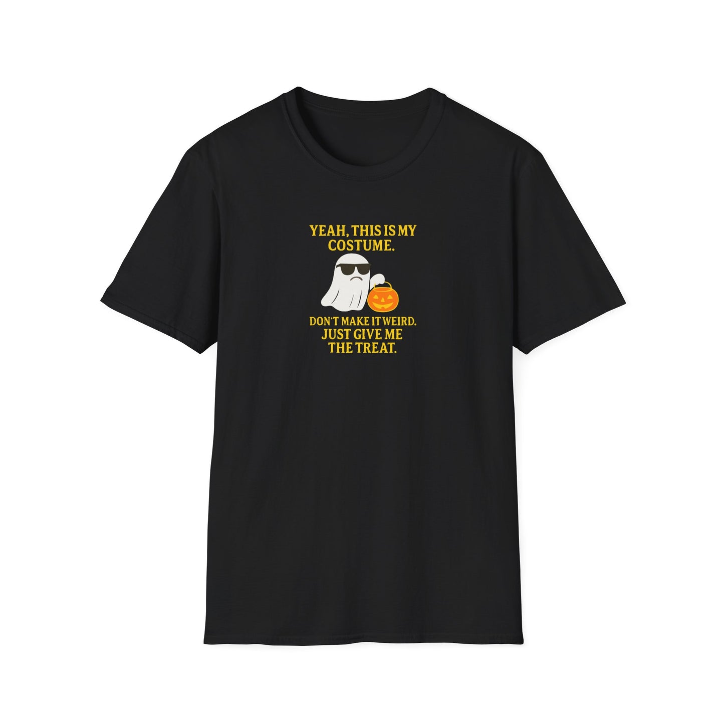 Halloween Ghost T-Shirt, Soft Unisex T-Shirt