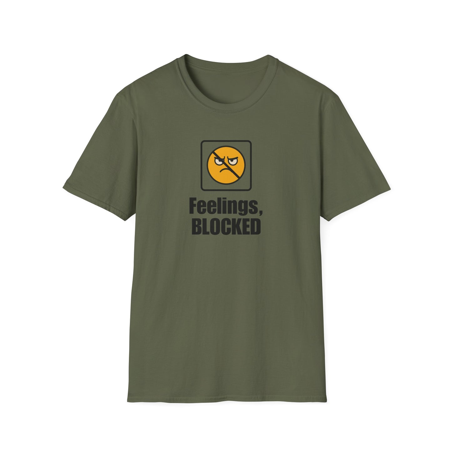 Feelings Blocked Soft Unisex T-Shirt