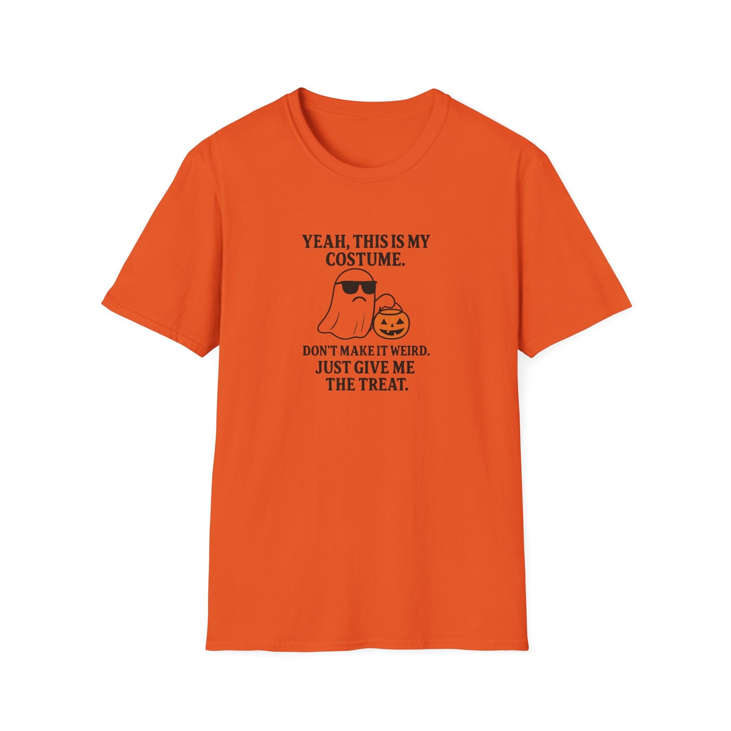 Halloween Ghost T-Shirt, Soft Unisex T-Shirt