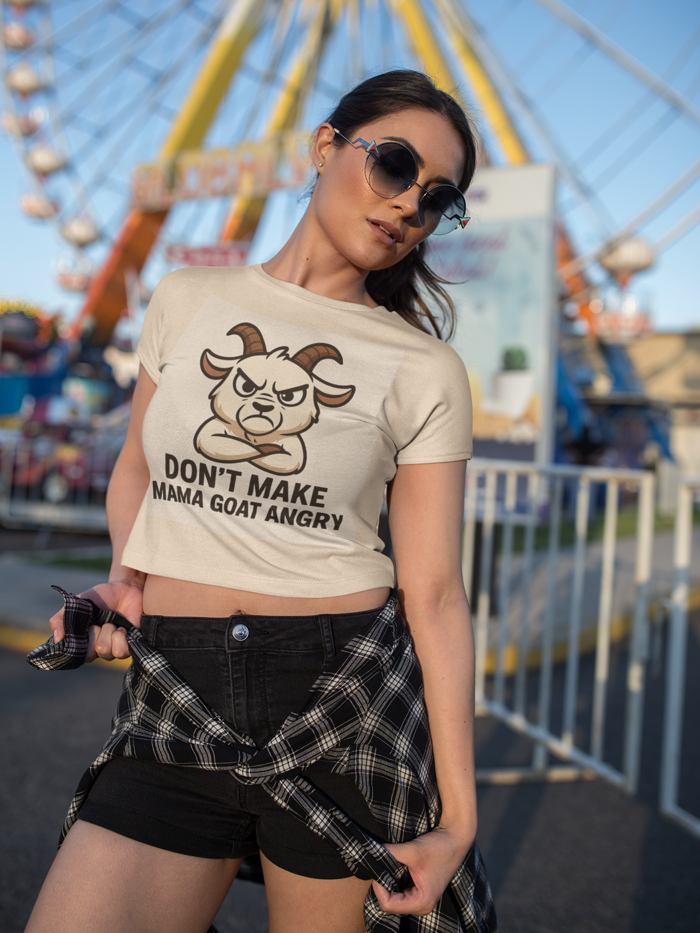 Don’t Make Mama Goat Angry Unisex T-Shirt
