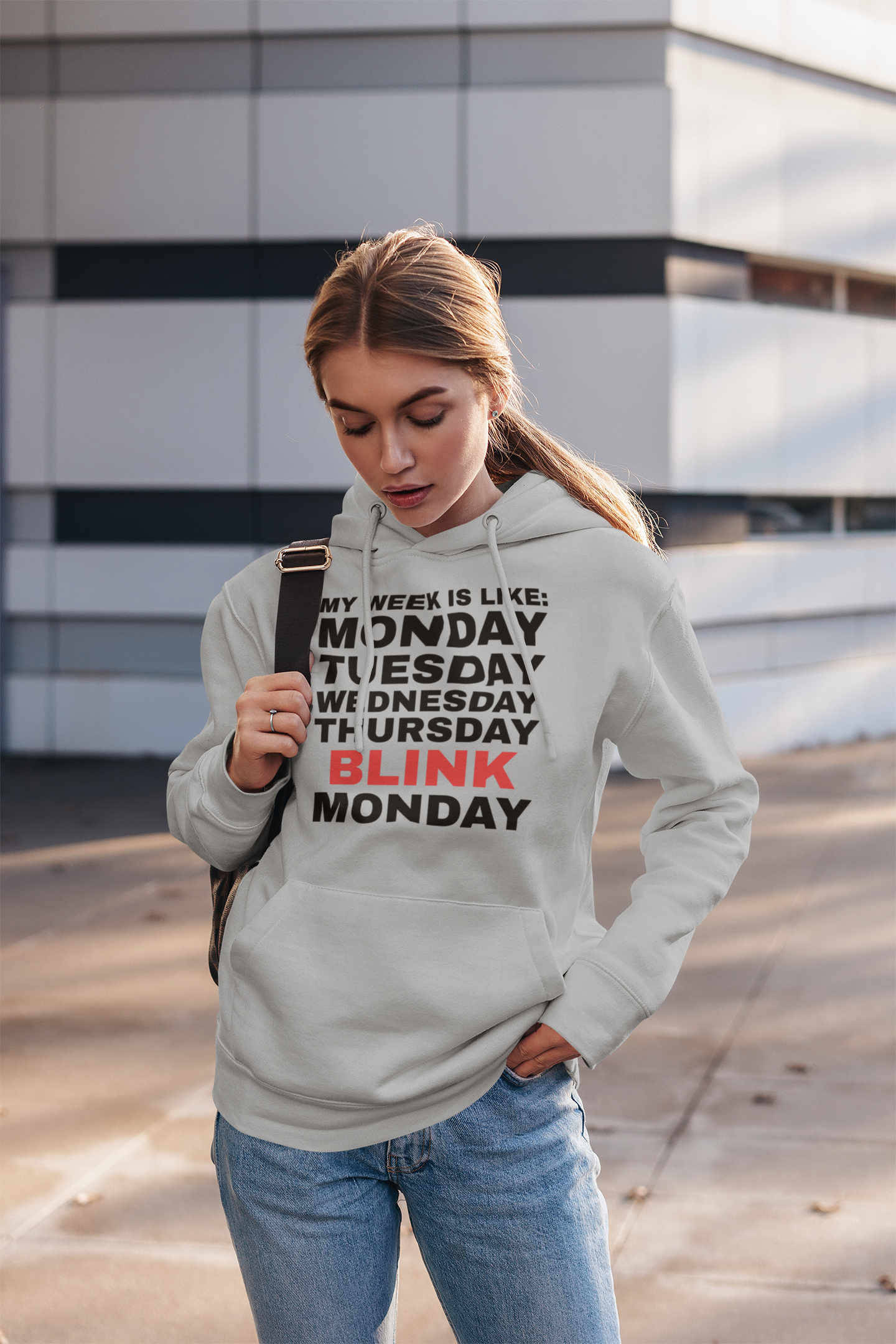 My Week Is Like Hoodie, Unisex Hoodie, Funny Sweatshirt, Gift for Friends, Humor Apparel, Monday Motivation