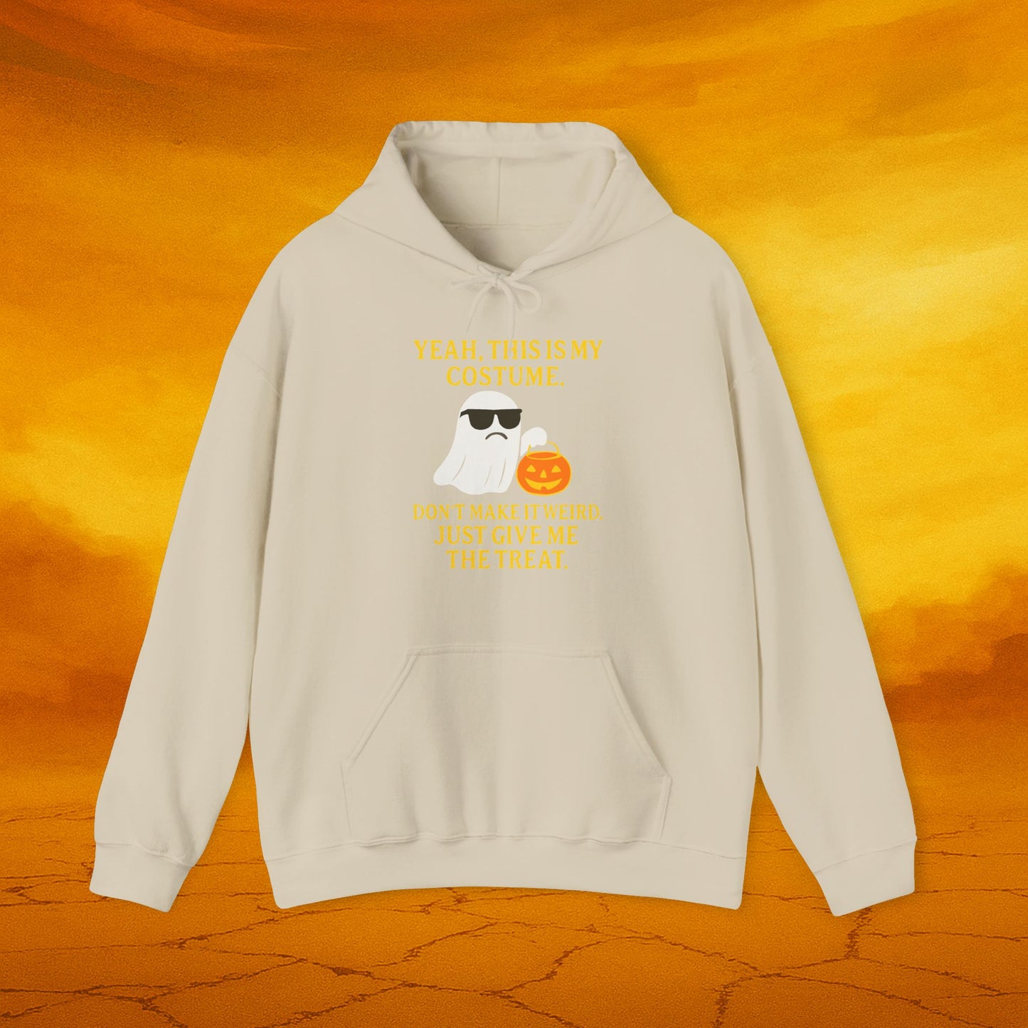 Halloween Costume Theme Hoodie, Unisex Sweater, Funny Halloween Sweatshirt, Trick or Treat Apparel, Spooky Fall Fashion
