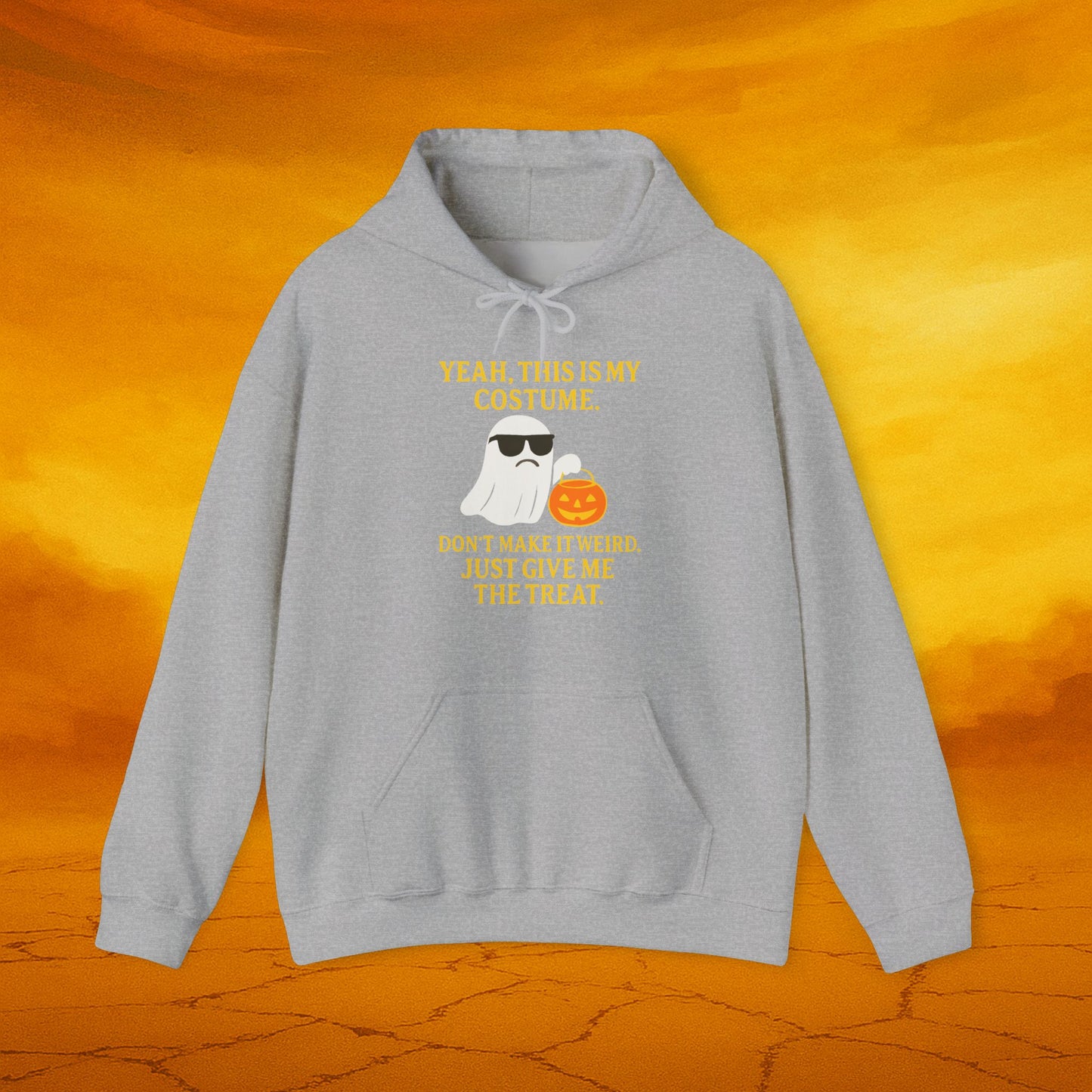 Halloween Costume Theme Hoodie, Unisex Sweater, Funny Halloween Sweatshirt, Trick or Treat Apparel, Spooky Fall Fashion