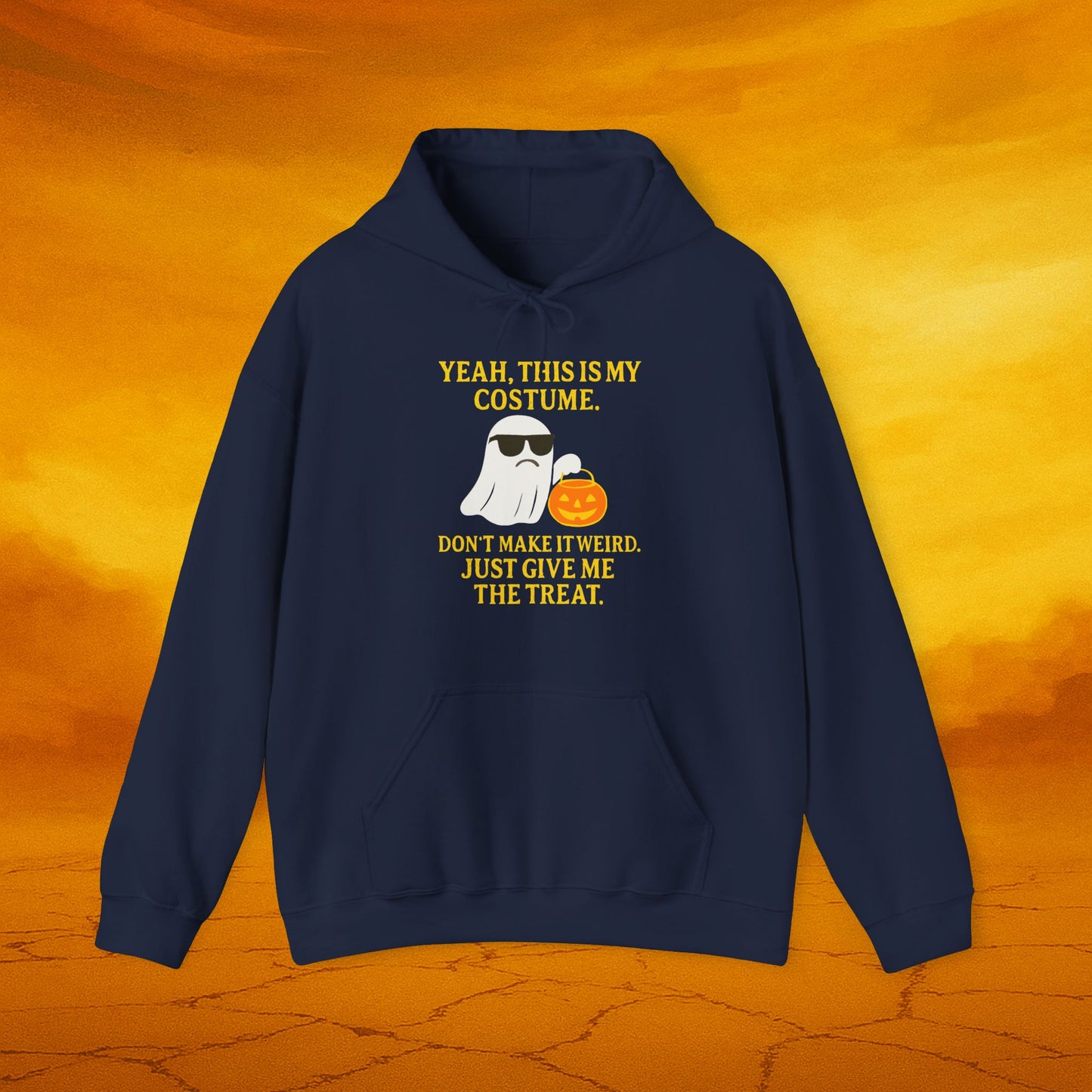Halloween Costume Theme Hoodie, Unisex Sweater, Funny Halloween Sweatshirt, Trick or Treat Apparel, Spooky Fall Fashion