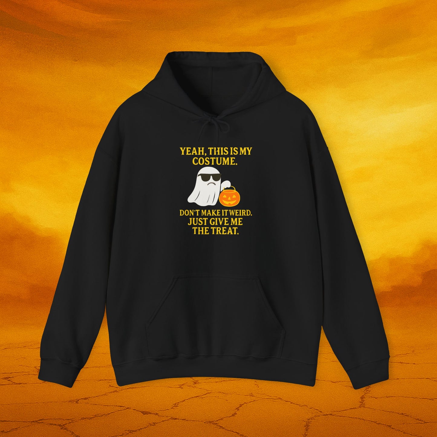 Halloween Costume Theme Hoodie, Unisex Sweater, Funny Halloween Sweatshirt, Trick or Treat Apparel, Spooky Fall Fashion