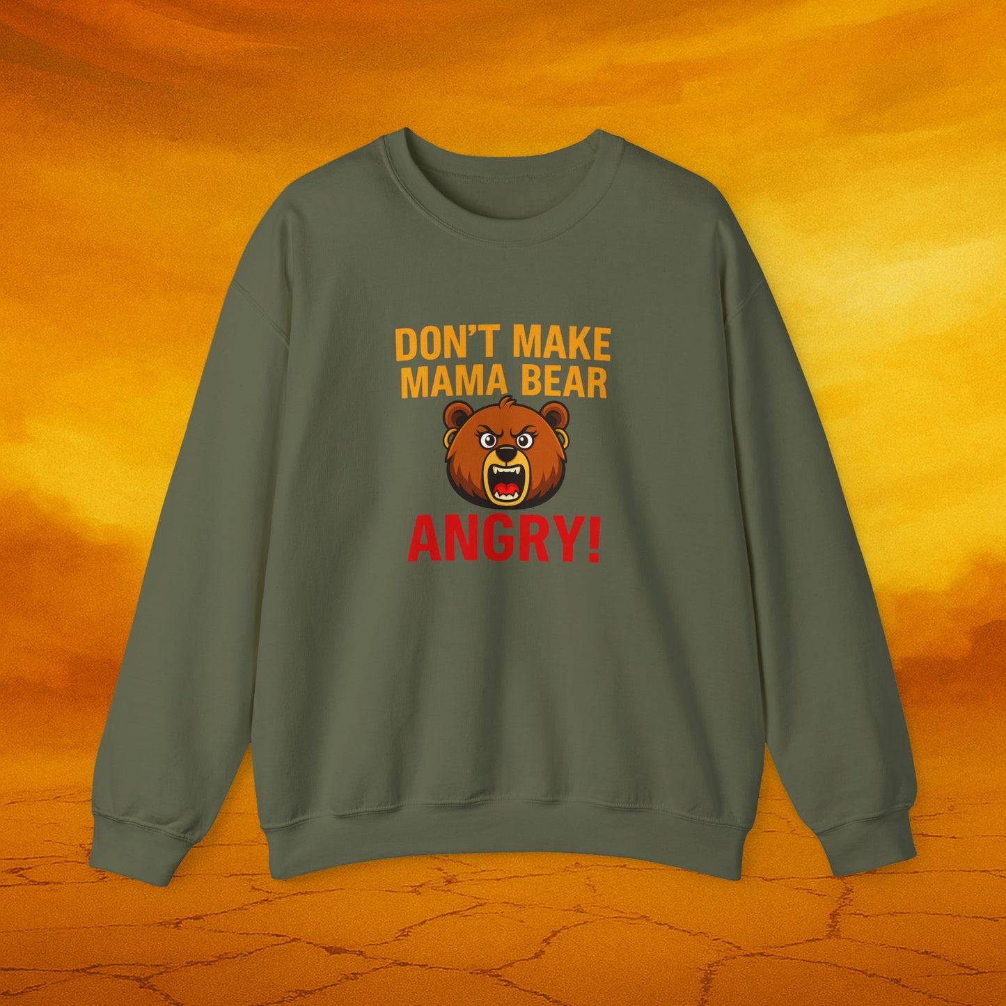 Mama Bear Sweatshirt, Unisex Crewneck, Funny Gift, Comfortable Apparel, Family Humor, Mother's Day, Fall Fashion