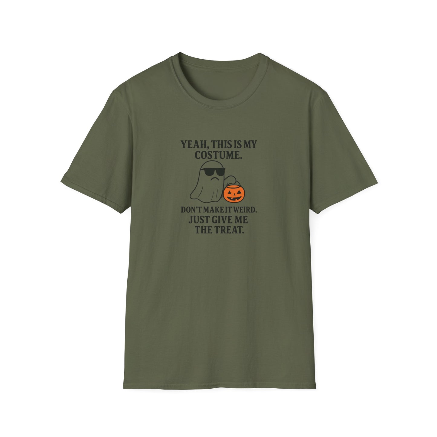 Halloween Ghost T-Shirt, Soft Unisex T-Shirt