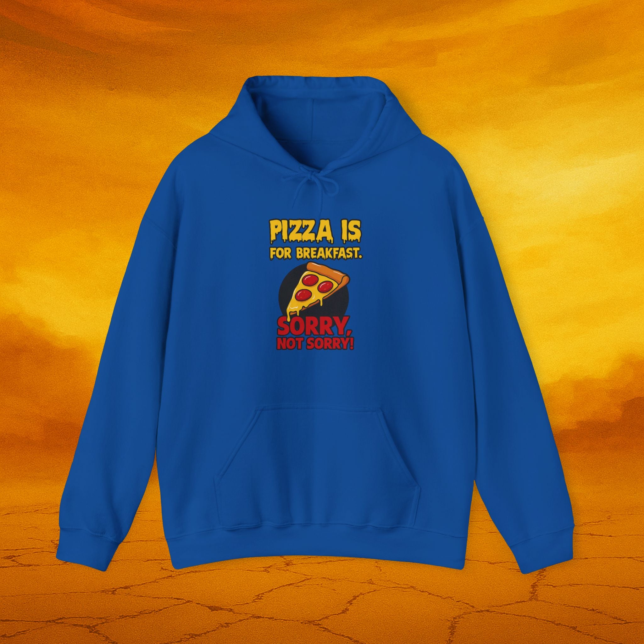 Pizza Lovers' Unisex Hooded Sweatshirt, Comfy Foodie Apparel