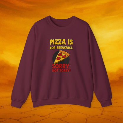 Unisex Pizza Crewneck Sweatshirt | Funny Sweatshirt, Pizza Lover Gift, Casual Wear, Foodie Apparel, Comfy Pullover