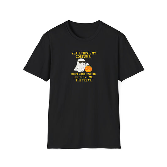 Halloween Ghost T-Shirt, Soft Unisex T-Shirt