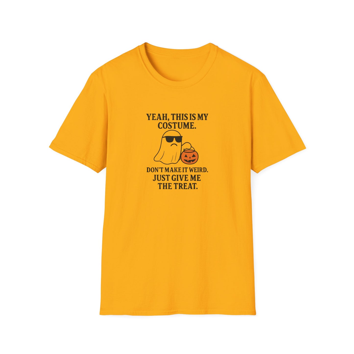 Halloween Ghost T-Shirt, Soft Unisex T-Shirt
