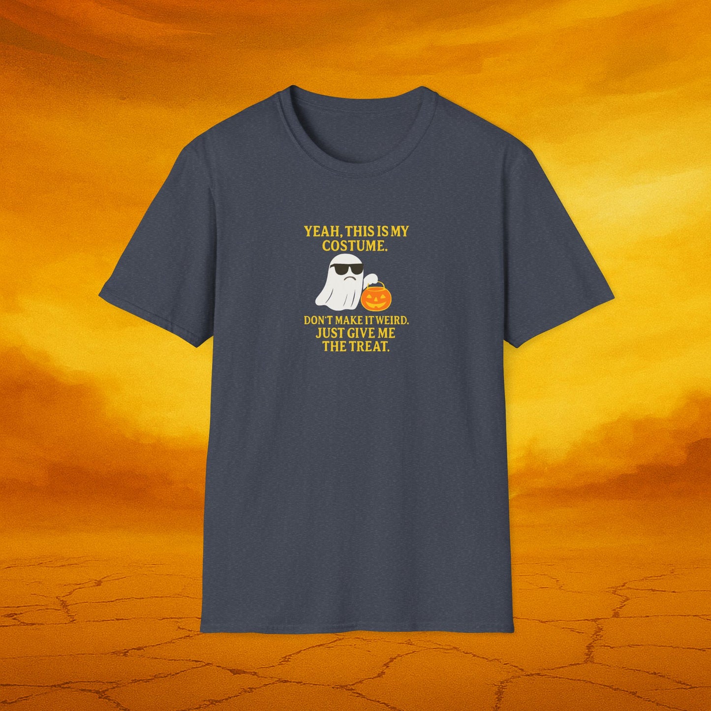 Halloween Ghost T-Shirt, Soft Unisex T-Shirt