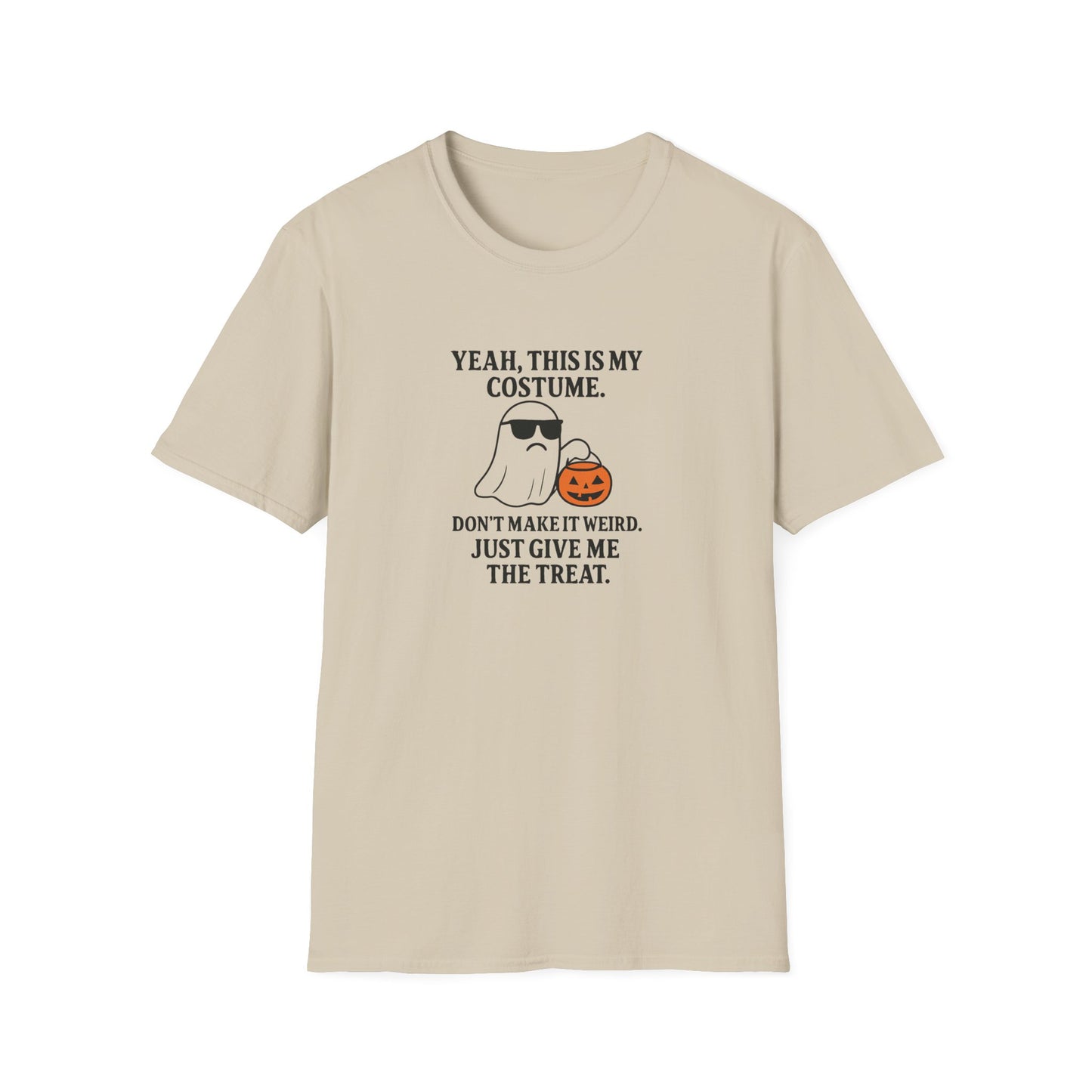 Halloween Ghost T-Shirt, Soft Unisex T-Shirt