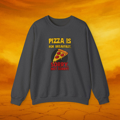 Unisex Pizza Crewneck Sweatshirt | Funny Sweatshirt, Pizza Lover Gift, Casual Wear, Foodie Apparel, Comfy Pullover