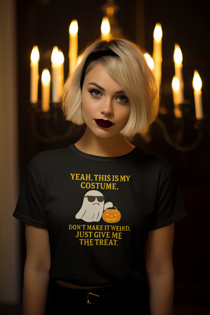 Halloween Ghost T-Shirt, Soft Unisex T-Shirt