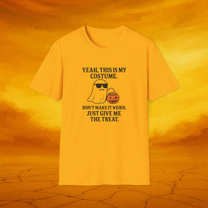 Halloween Ghost T-Shirt, Soft Unisex T-Shirt