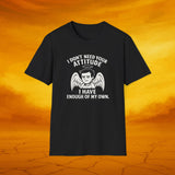 Funny Angel Attitude T-Shirt, Unisex Graphic Tee, Casual Gift, Humor Shirt, Birthday Gift, Everyday Wear