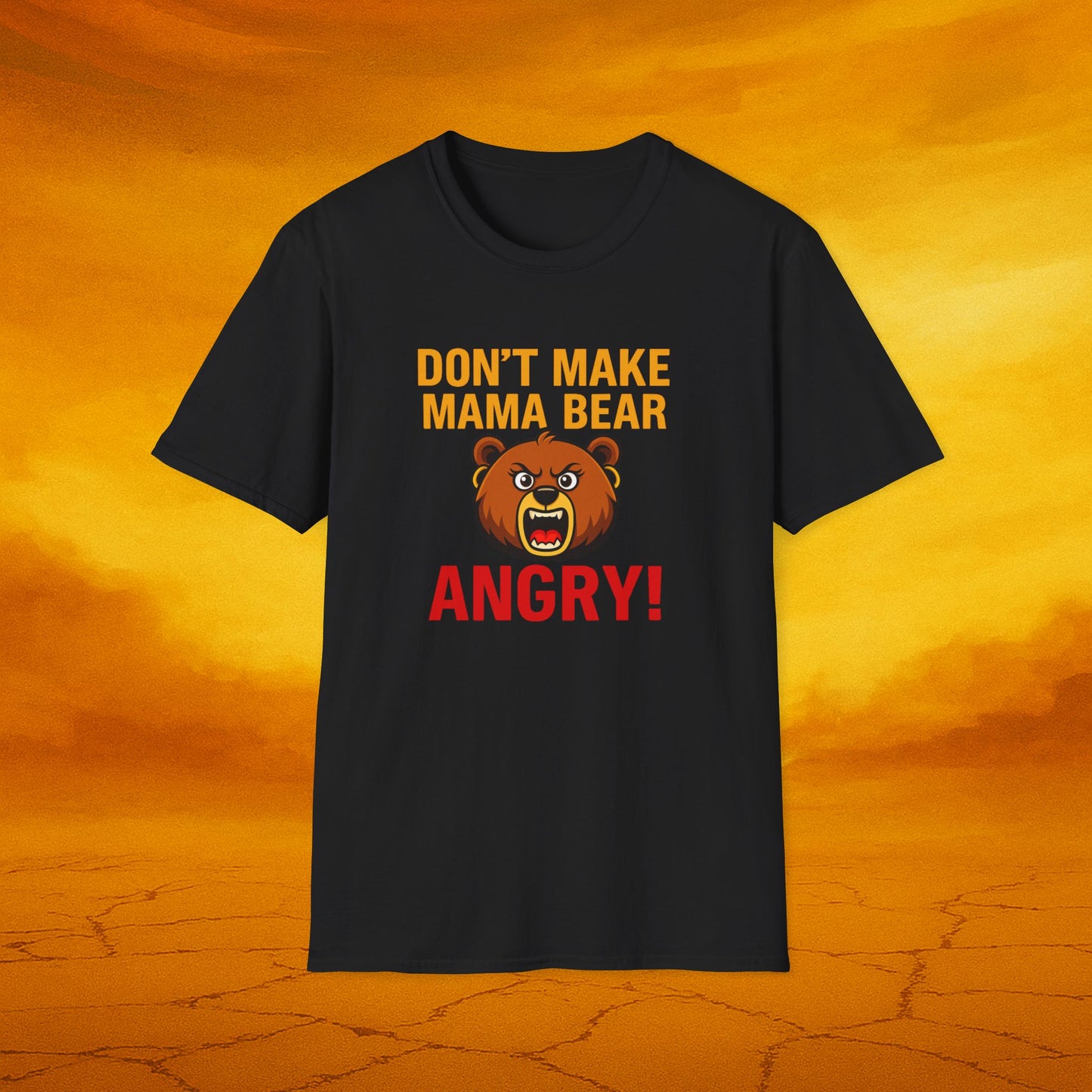 Dont Make Mama Bear Angry T-Shirt, Funny Gift, Family Tee, Unisex Cotton Top, Mom Humor Shirt, Birthday Gift