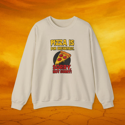 Unisex Pizza Crewneck Sweatshirt | Funny Sweatshirt, Pizza Lover Gift, Casual Wear, Foodie Apparel, Comfy Pullover