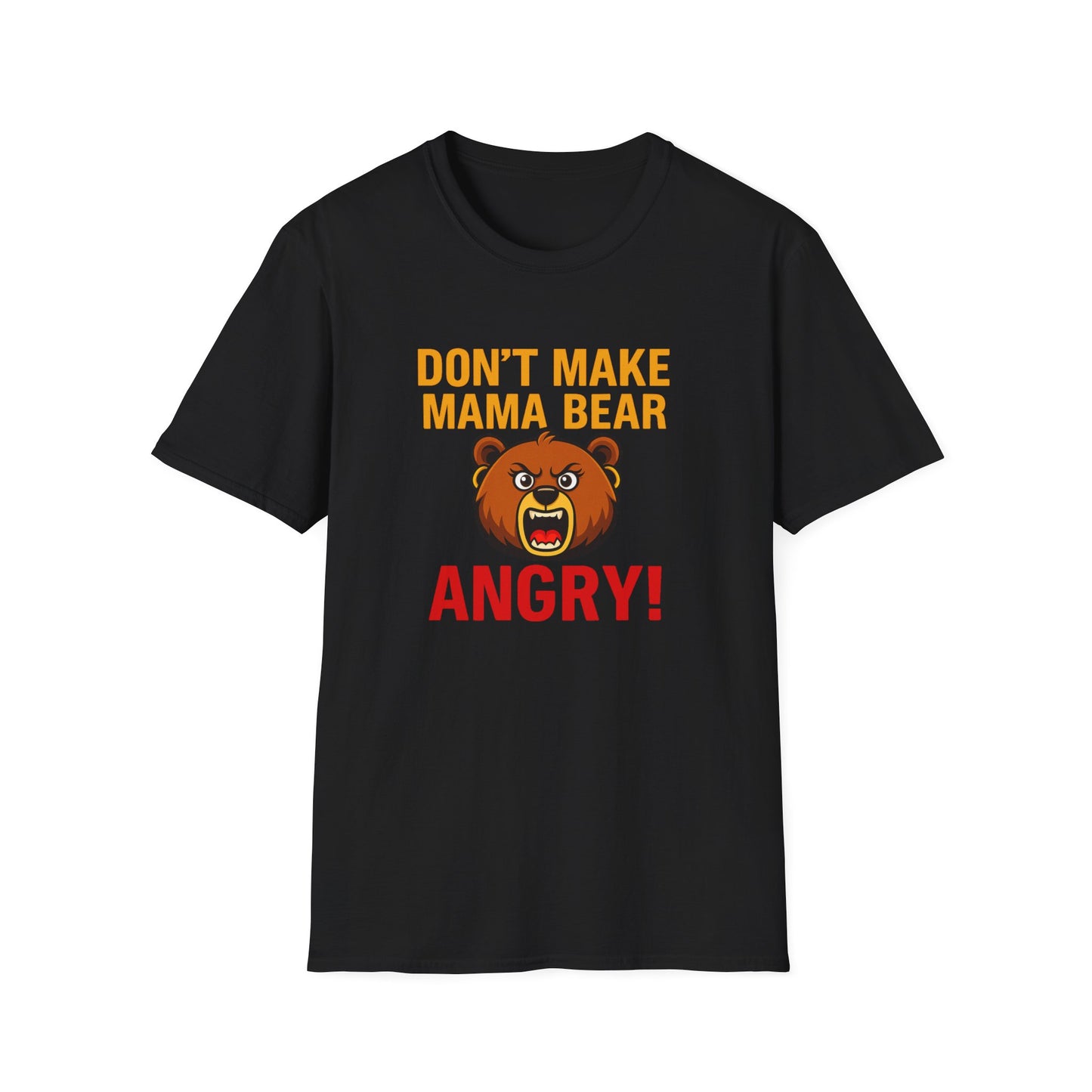 Dont Make Mama Bear Angry T-Shirt, Funny Gift, Family Tee, Unisex Cotton Top, Mom Humor Shirt, Birthday Gift