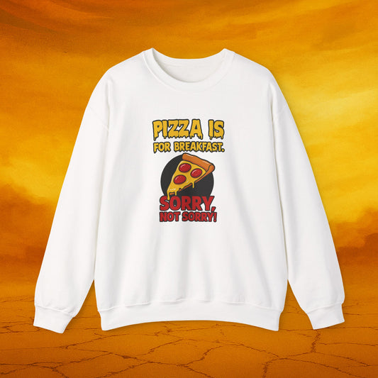 Unisex Pizza Crewneck Sweatshirt | Funny Sweatshirt, Pizza Lover Gift, Casual Wear, Foodie Apparel, Comfy Pullover
