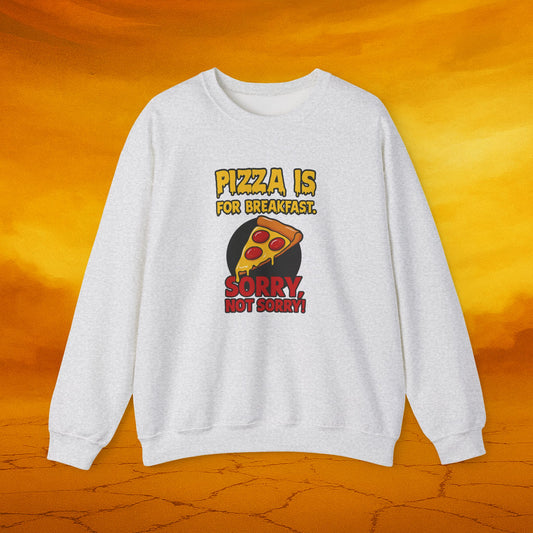 Unisex Pizza Crewneck Sweatshirt | Funny Sweatshirt, Pizza Lover Gift, Casual Wear, Foodie Apparel, Comfy Pullover