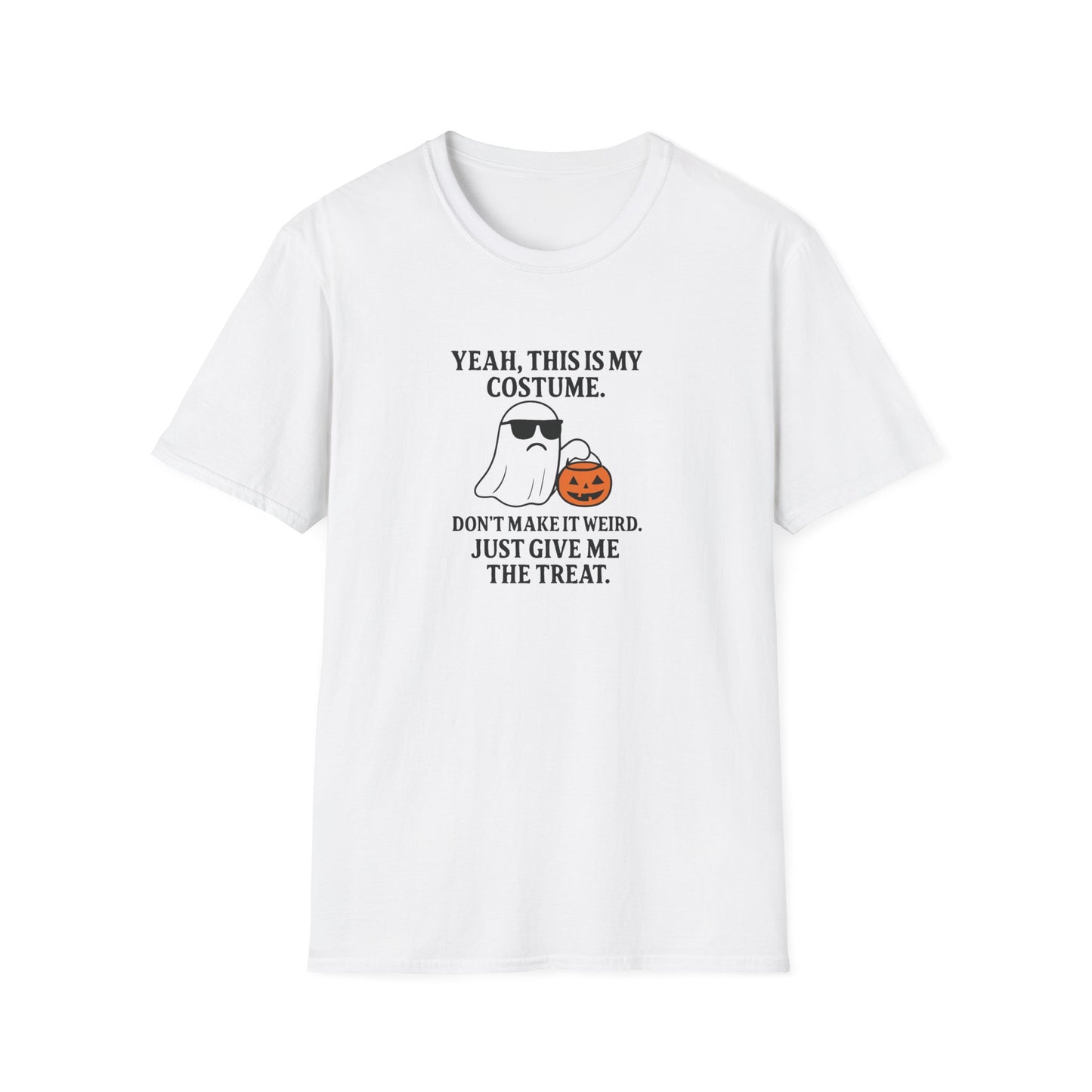 Halloween Ghost T-Shirt, Soft Unisex T-Shirt