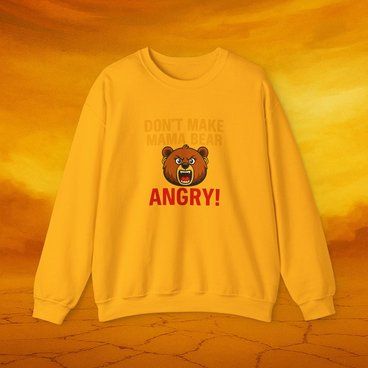 Mama Bear Sweatshirt, Unisex Crewneck, Funny Gift, Comfortable Apparel, Family Humor, Mother's Day, Fall Fashion