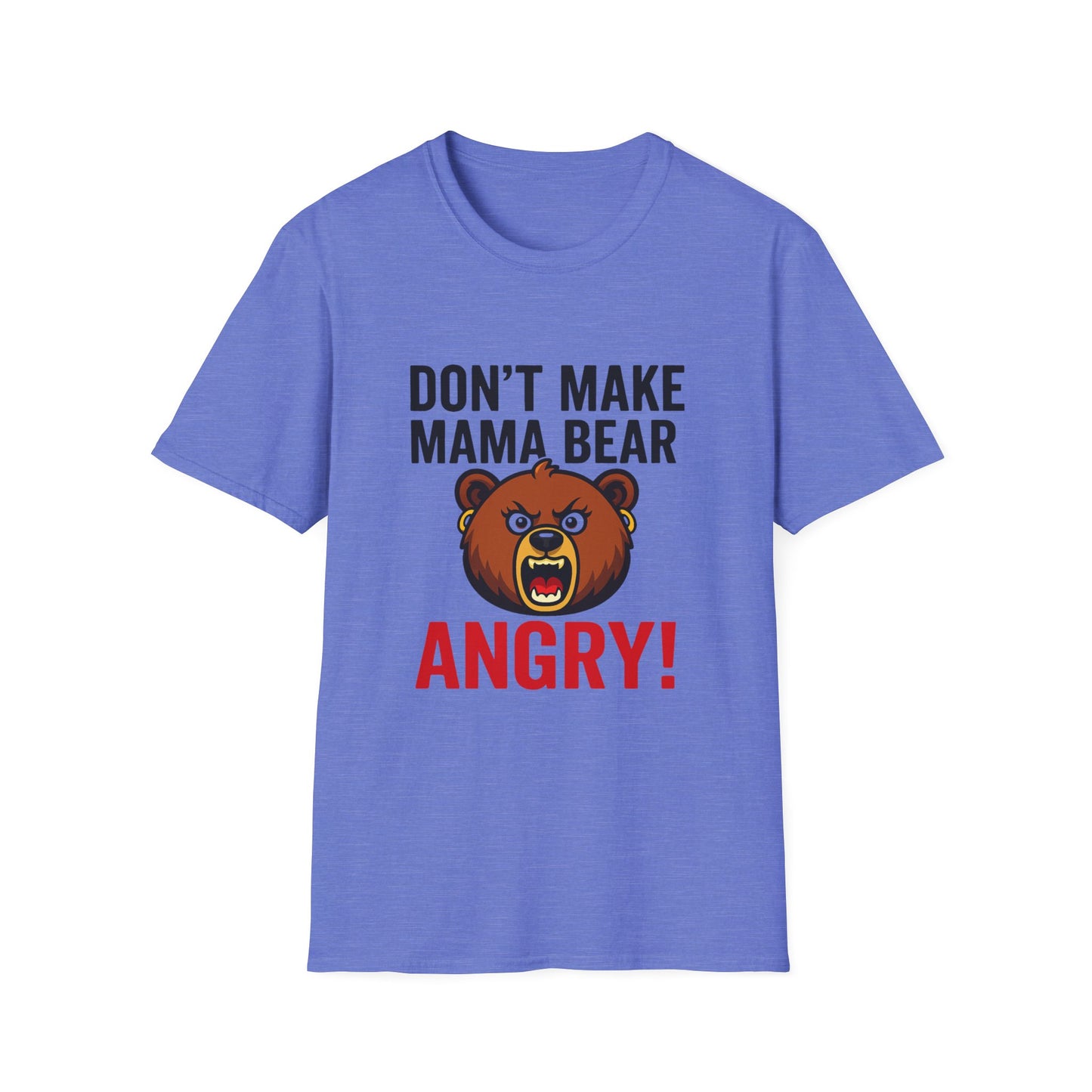 Dont Make Mama Bear Angry T-Shirt, Funny Gift, Family Tee, Unisex Cotton Top, Mom Humor Shirt, Birthday Gift
