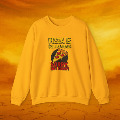 Unisex Pizza Crewneck Sweatshirt | Funny Sweatshirt, Pizza Lover Gift, Casual Wear, Foodie Apparel, Comfy Pullover