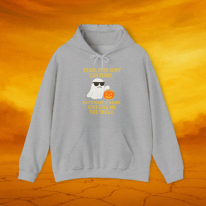 Halloween Costume Theme Hoodie, Unisex Sweater, Funny Halloween Sweatshirt, Trick or Treat Apparel, Spooky Fall Fashion